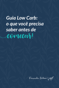 Guia low carb